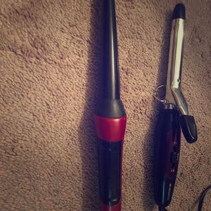 Left: Wand, curling iron  right:massage chair